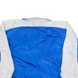 EVR Womens Shell Jacket Blue 90s Crazy Pattern L