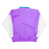 BOLD SPIRIT Womens Shell Jacket Purple 90s Colourblock L