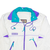 RE SPORT Womens Shell Jacket White 90s S