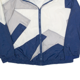 AVAIT SPORTIF Mens Shell Jacket Blue 90s Colourblock L