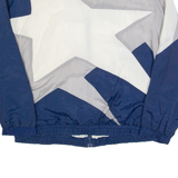 AVAIT SPORTIF Mens Shell Jacket Blue 90s Colourblock L