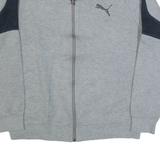 PUMA Mens Track Jacket Grey M