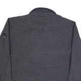 CALVIN KLEIN Mens Track Jacket Grey L