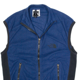 THE NORTH FACE Mens Fleece Gilet Blue 90s S