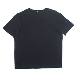 CALVIN KLEIN Mens T-Shirt Grey V-Neck M