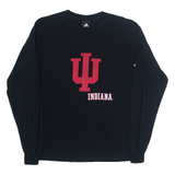 ADIDAS NFL Indiana Hoosiers Mens T-Shirt Black Long Sleeve M