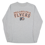 NHL Philadelphia Flyers Mens T-Shirt Grey Long Sleeve USA M