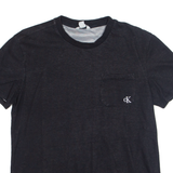 CALVIN KLEIN Mens T-Shirt Blue M