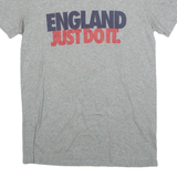 NIKE ENGLAND JUST DO IT Mens T-Shirt Grey M