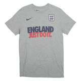NIKE ENGLAND JUST DO IT Mens T-Shirt Grey M