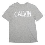 CALVIN KLEIN JEANS Mens T-Shirt Grey M