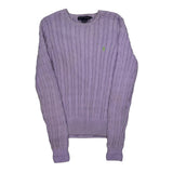 Ralph Lauren Jumper - XL Purple Cotton