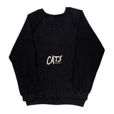 Cats Musical Lee Shirts Graphic Sweatshirt - Large Black Cotton Blend