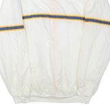 Mens Track Jacket White Nylon S
