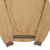 Mens Bomber Jacket Beige M