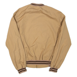 Mens Bomber Jacket Beige M