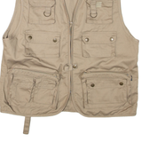 ARMY TEX Utility Mens Gilet Beige L