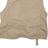 ARMY TEX Utility Mens Gilet Beige L