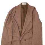 NOVALUX Mens Blazer Jacket Brown Wool M