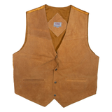 Mens Waistcoat Brown L