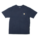 CARHARTT Blue Heron Water Treatment And Well Service Mens T-Shirt Blue M