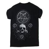 Womens T-Shirt Black Crew Neck M