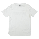 HUGO BOSS Mens T-Shirt White Crew Neck S
