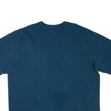 CARHARTT Mens T-Shirt Blue Crew Neck 2XL