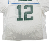 REEBOK X NFL Green Bay Packers Womens Jersey White USA V-Neck 2XL
