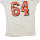 Waukon Mens Jersey White USA V-Neck L
