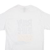 GILDAN Relay For Life Mens T-Shirt White M