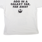 STAR WARS Mens T-Shirt White L