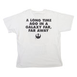 STAR WARS Mens T-Shirt White L