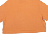 NIKE Cropped Womens T-Shirt Orange L