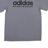 ADIDAS Mens T-Shirt Grey M