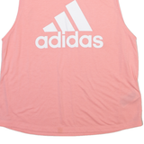 ADIDAS ORIGINALS Womens Vest Pink Sleeveless S