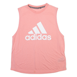 ADIDAS ORIGINALS Womens Vest Pink Sleeveless S