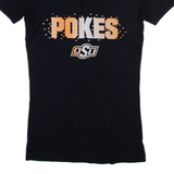 NIKE Oklahoma State University Womens T-Shirt Black V-Neck S