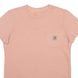CARHARTT Womens T-Shirt Pink S