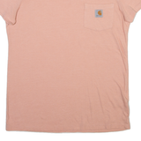 CARHARTT Womens T-Shirt Pink S