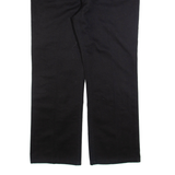 LEVI'S Sta-prest Womens Trousers Black Regular Straight W40 L29