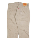 LEVI'S 559 Mens Trousers Beige Regular Straight W36 L32