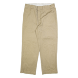 DICKIES Mens Trousers Beige Regular Straight W36 L29