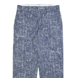 DICKIES Mens Trousers Blue Regular Straight W32 L27