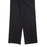 DICKIES Womens Trousers Black Regular Straight W28 L30