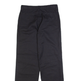 DICKIES Womens Trousers Black Regular Straight W28 L30