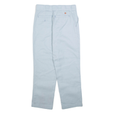 DICKIES Womens Trousers Blue Regular Straight W26 L26