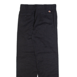 DICKIES Mens Trousers Black Regular Straight W30 L32