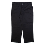 DICKIES Mens Trousers Black Relaxed Straight W38 L30
