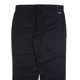 DICKIES Mens Trousers Black Relaxed Straight W38 L30